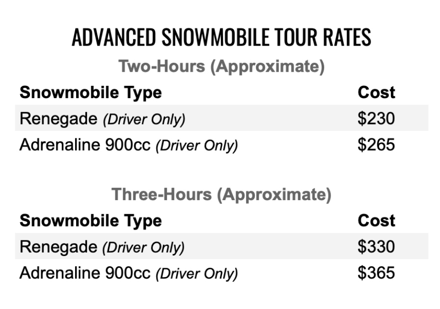 Colorado Snowmobile Tours