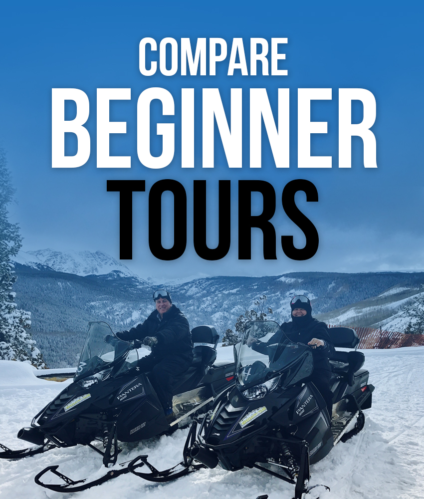 Beginner Snowmobile Tours