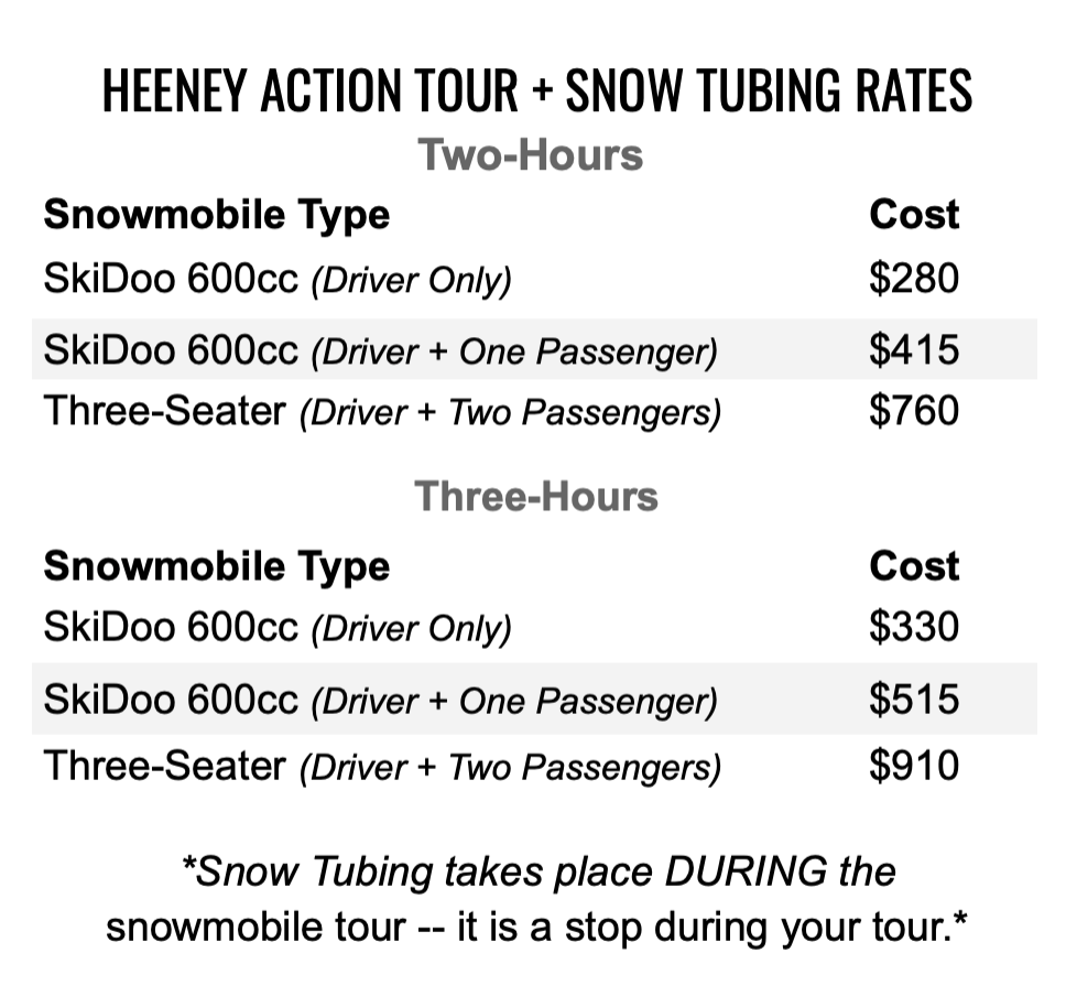 Snowmobile Rates_25-26_Action-Tubing